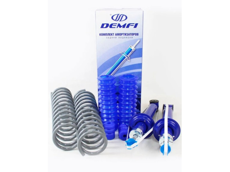 Комплект задних амортизаторов газомасляных в сборе для автомобилей 2108-2115 Demfi Comfort