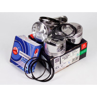 Комплект безвтыковых поршней с пальцами СТК на 8 кл Ларгус с двигателем K7M 79.5, группа B с Кольцами CТК