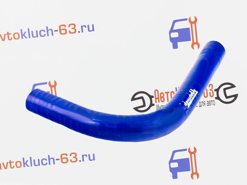 Патрубок расширительного бачка силиконовый синий для карбюраторных ВАЗ 2108-21099, 2113-2115