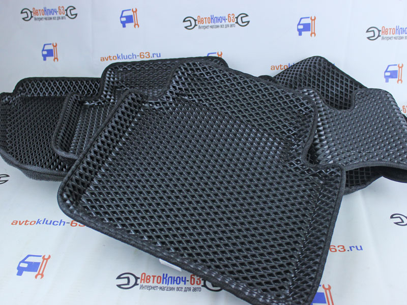 Формованные коврики EVA 3D Boratex оригинал в салон на Лада Нива 4х4 Урбан 3 дверная