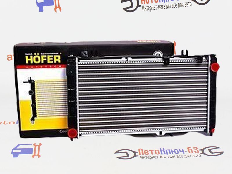 Радиатор охлаждения на Лада Гранта, Калина 2 под кондиционер Hofer HF708437