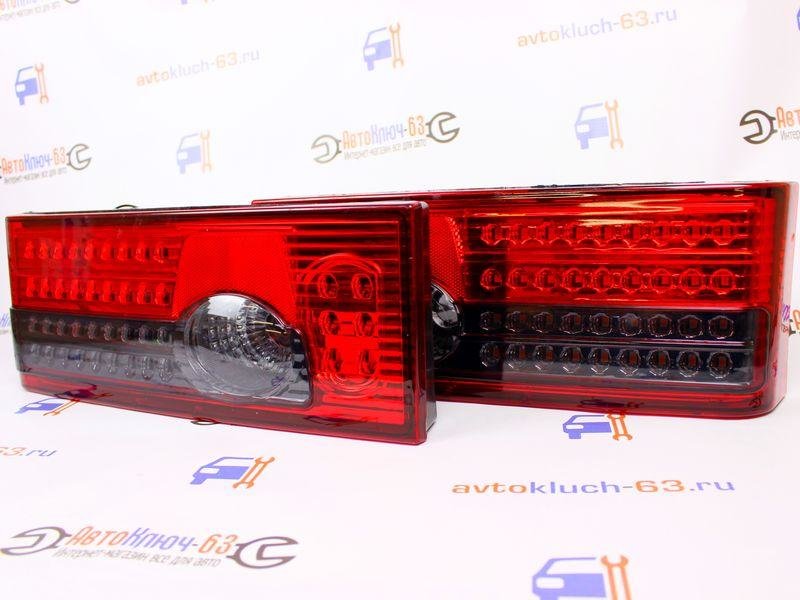 Задние фонари диодные для ВАЗ 2108-2114 красные тонированные