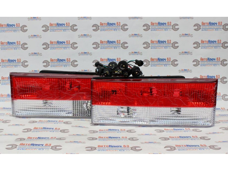 Задние фонари для ВАЗ 2108-2114 с красной полосой