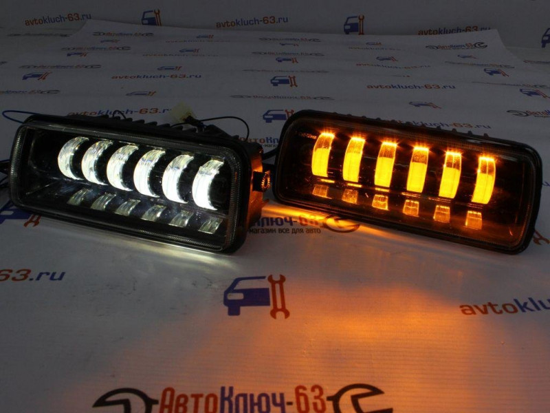 Светодиодные LED подфарники Лада Нива 4х4, URBAN, BRONTO Sal-Man с