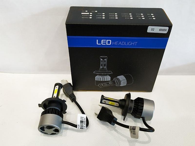 Светодиодные лампы S2 LED Headlight 6500K H4