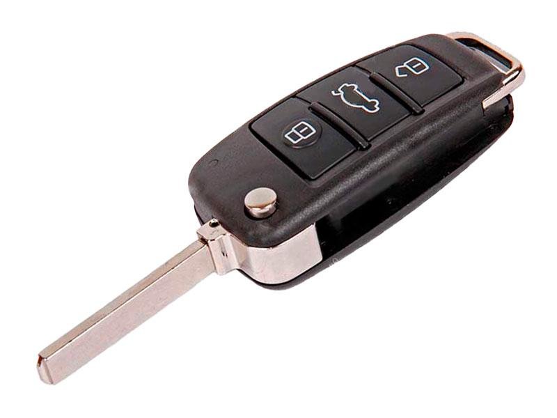 Ключ замка зажигания для Лада Веста, X-RAY (выкидной, с платой) по типу Audi эконом