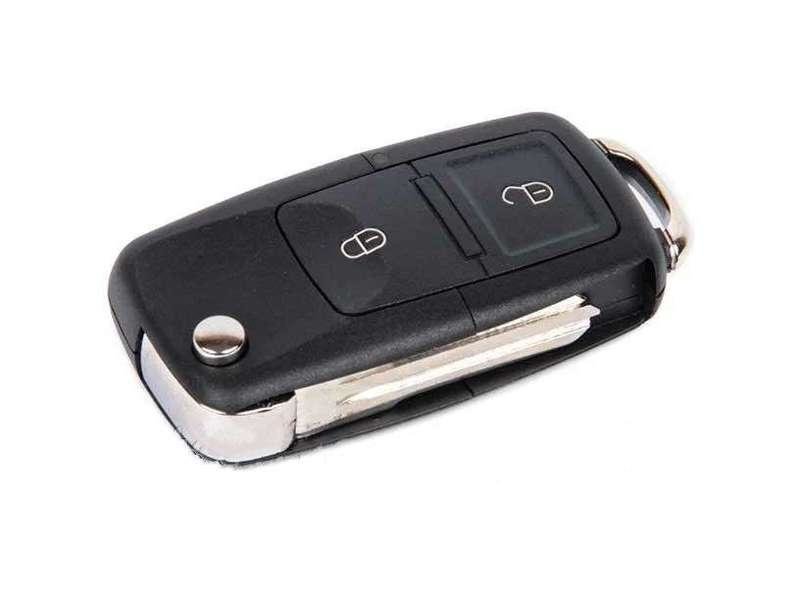 Ключ замка зажигания Гаzzель Некст выкидной по типу Volkswagen, 2 кнопки 433,9 Мгц 3,2В