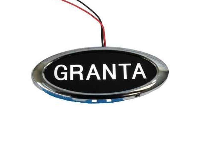 Светодиодный шильдик Лада Гранта с надписью «GRANTA», белый