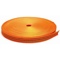 Стропа буксировочная (оранжевая) 6 тонн 100 метров ширина 50 мм