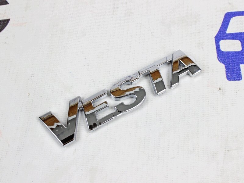 Шильдик Vesta хром на крышку багажника Лада Веста