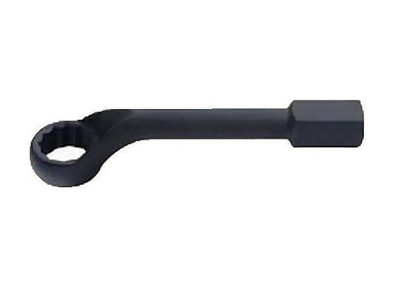 Силовой накидной ключ 36 мм с изгибом, 4-ти гр ручка Force