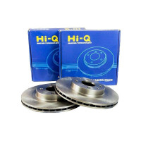 Передние тормозные диски HI-Q R14 вентилируемые ВАЗ 2110-12