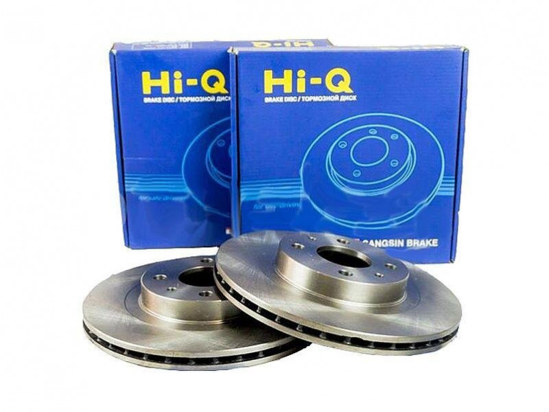 Передние тормозные диски HI-Q R14 вентилируемые ВАЗ 2110-12