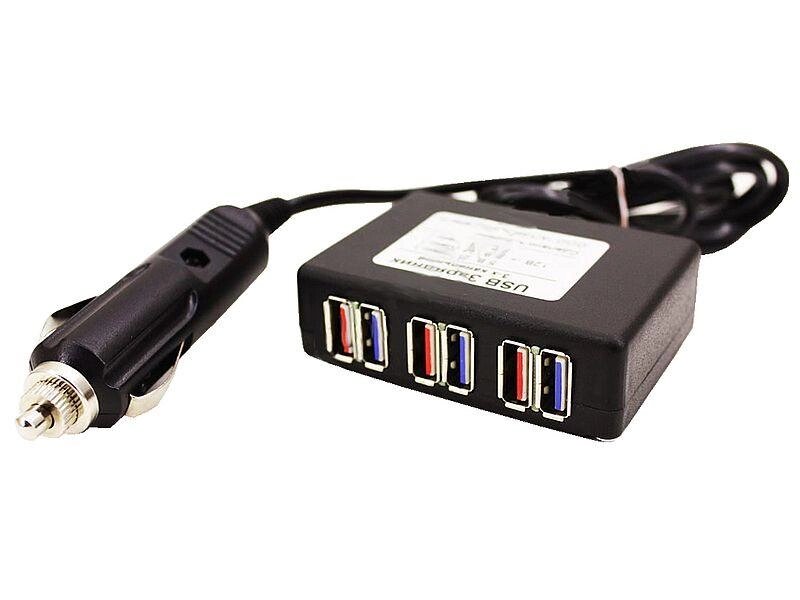 3-х канальное USB зарядное устройство 
