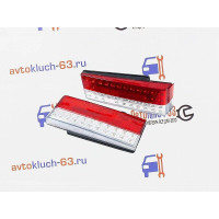Задние диодные фонари с красно-белой полосой на ВАЗ 2108-099, 2113, 2114